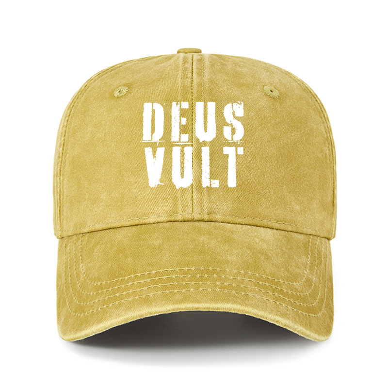 Heritage Washed Cap - Deus Vult 