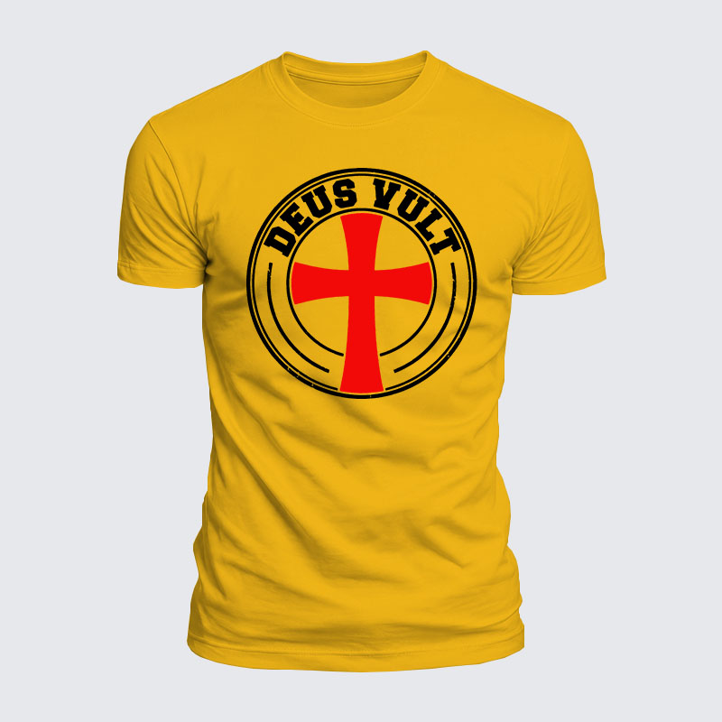 Luxe Mercerized Cotton Tee - Deus Vult