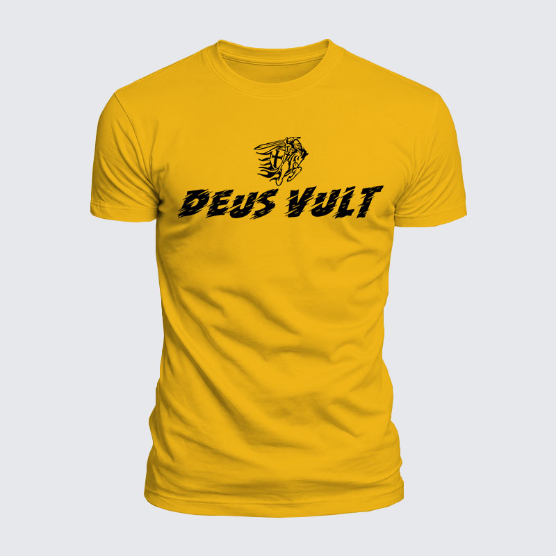 Luxe Mercerized Cotton Tee - Deus Vult