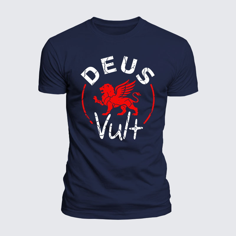Luxe Mercerized Cotton Tee - Deus Vult