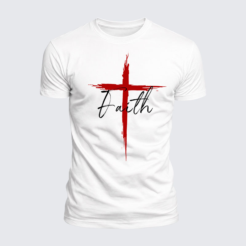 Luxe Mercerized Cotton Tee - Faith