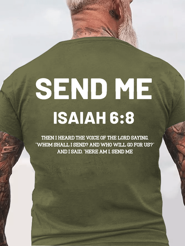 Send Me Jesus God Christian Cotton T-Shirt