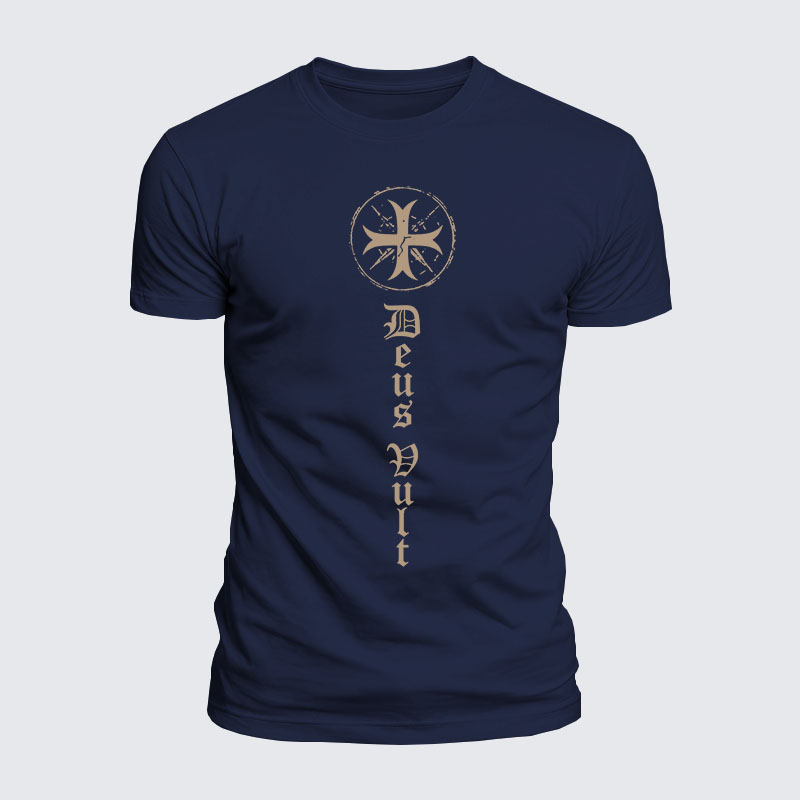 Luxe Mercerized Cotton Tee - Deus Vult