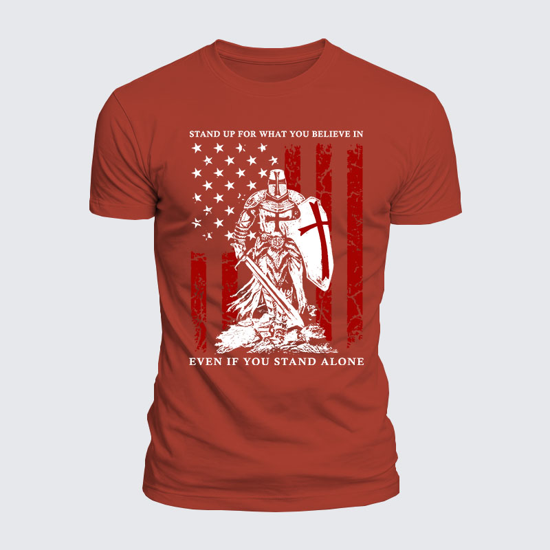 Luxe Mercerized Cotton Tee - Stand Up For What You Believe