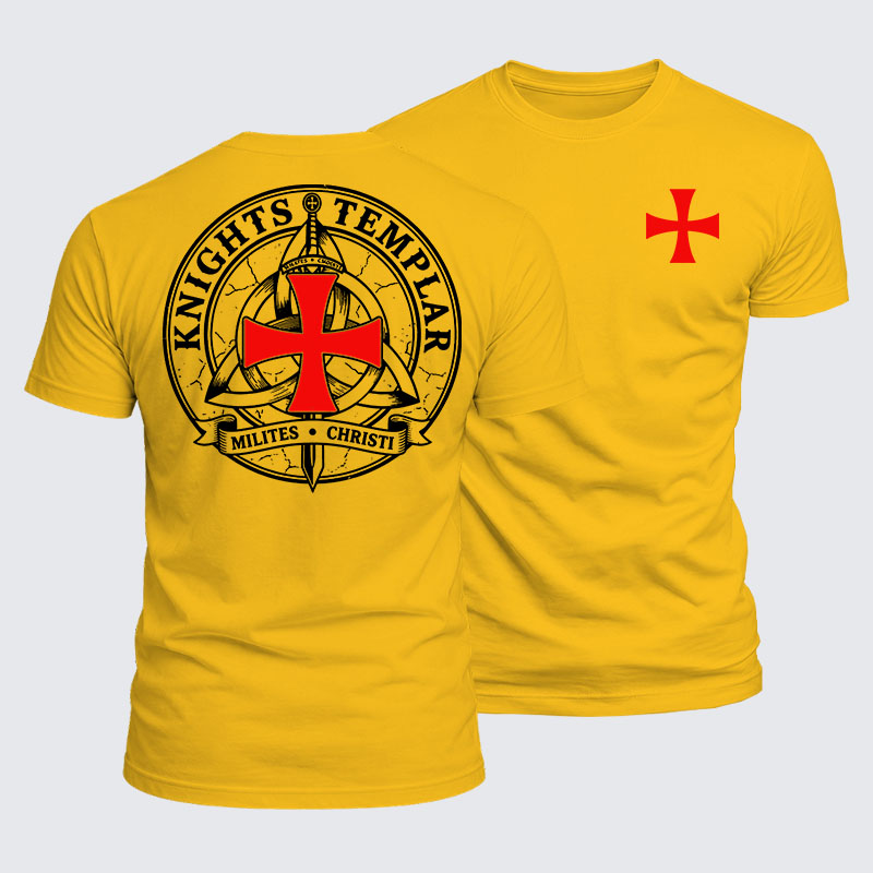 Luxe Mercerized Cotton Tee - Milites Christi Knights Templar