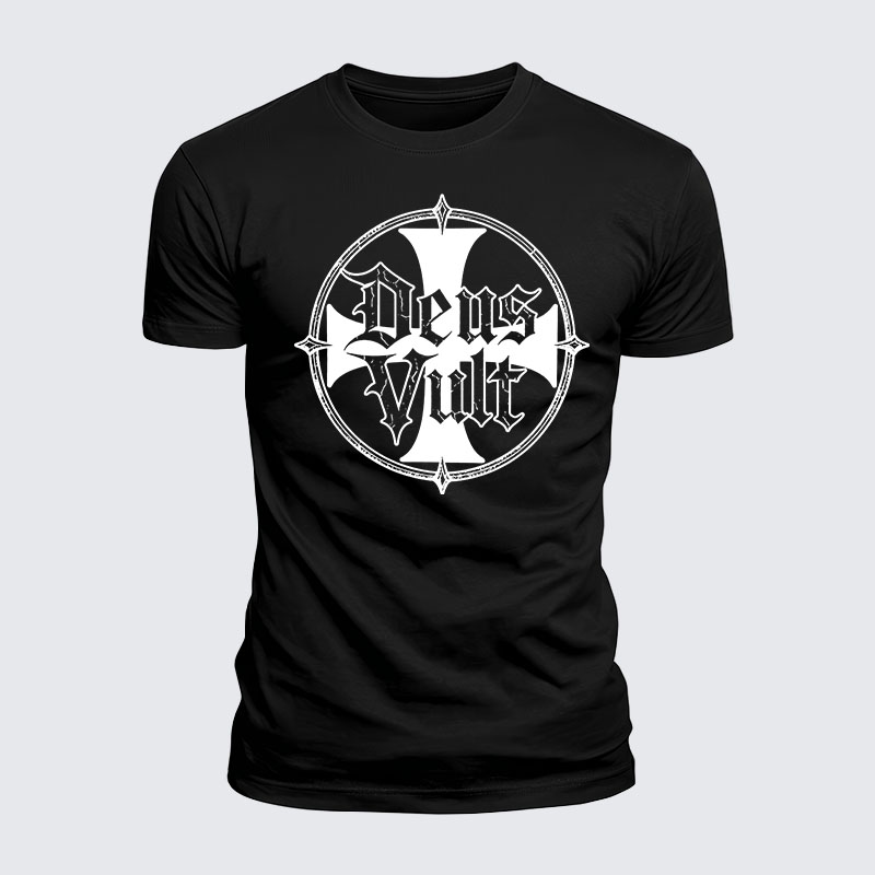 Luxe Mercerized Cotton Tee - Deus Vult