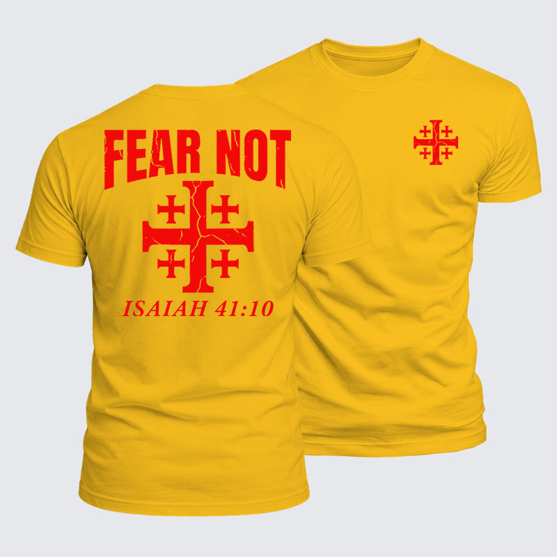 Luxe Mercerized Cotton Tee - Fear Not Isaiah 41:10