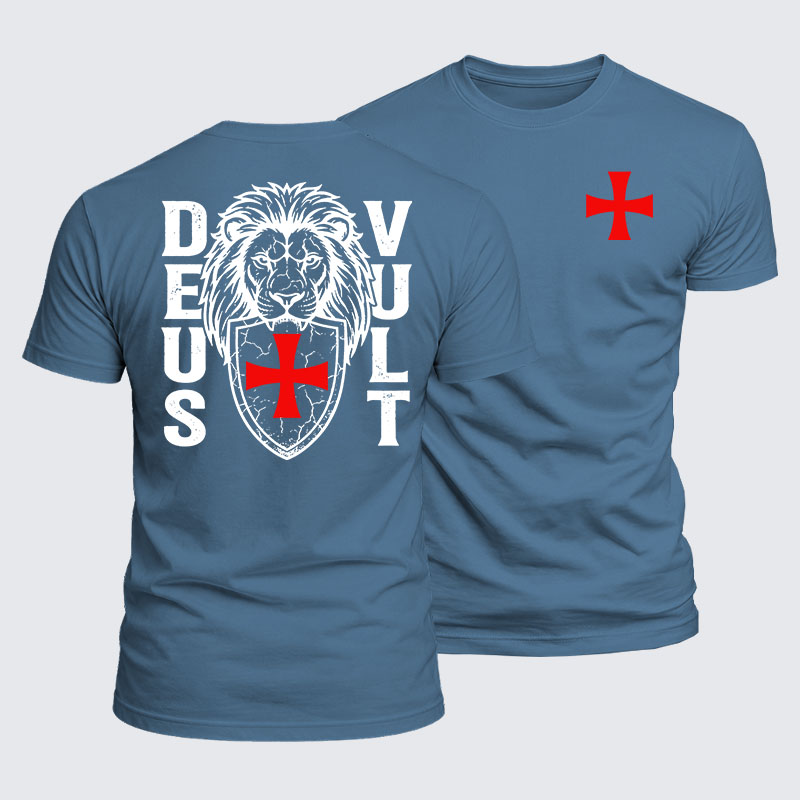 Luxe Mercerized Cotton Tee - Deus Vult