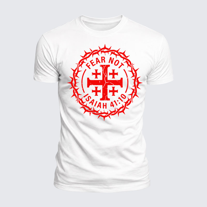 Luxe Mercerized Cotton Tee - Fear Not Isaiah 41:10