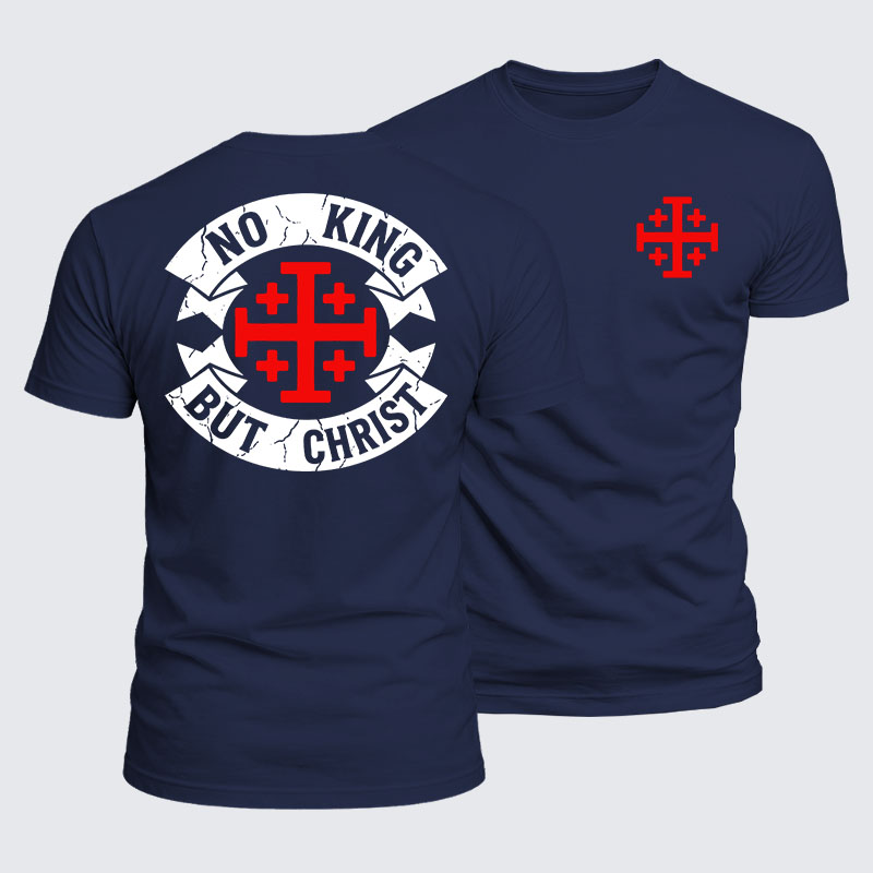 Luxe Mercerized Cotton Tee - No King But Christ