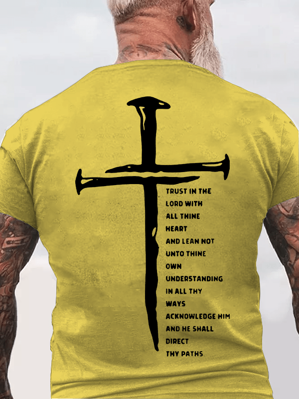  Jesus God Christian Cotton T-Shirt