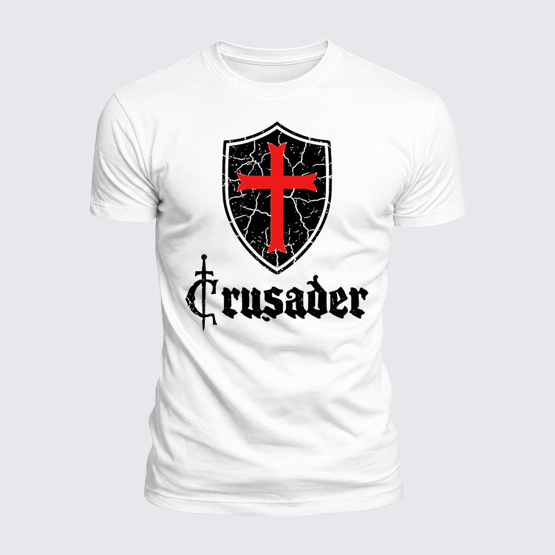 Luxe Mercerized Cotton Tee - Crusader