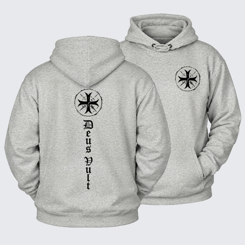 Plush Fleece-Lined Hoodie - Deus Vult