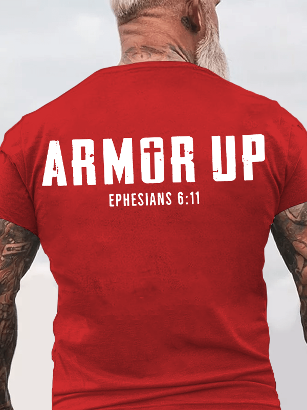 [Copy]One Nation Under God Cross Jesus God Christian Cotton T-Shirt