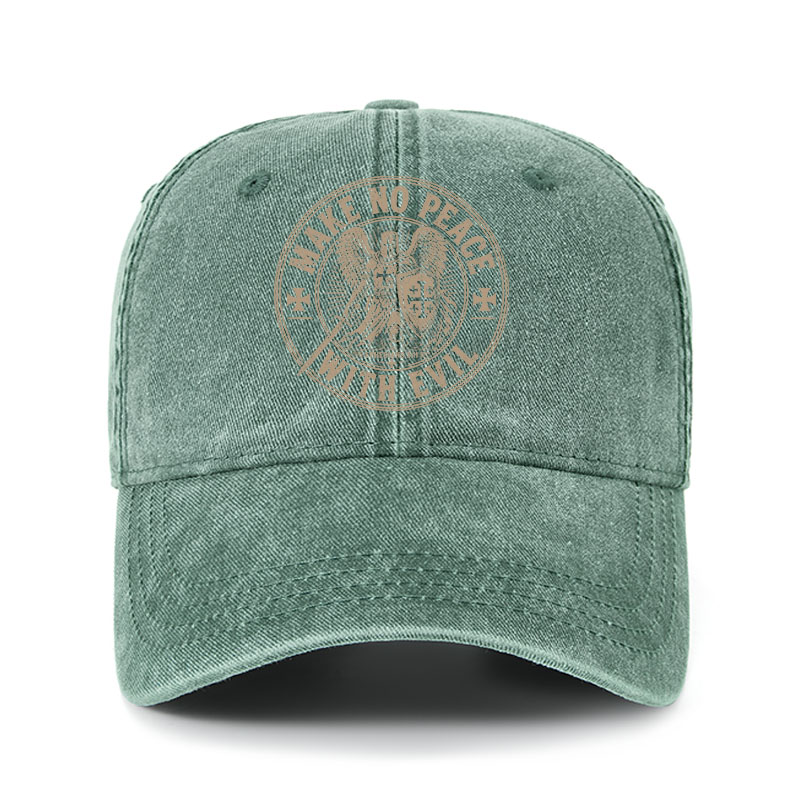 Heritage Washed Cap - Make No Peace With Evil