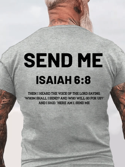 Send Me Jesus God Christian Cotton T-Shirt