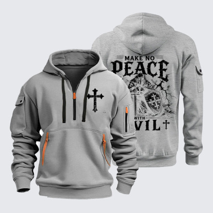 Zipper Hoodies - Make No Peace With Evil