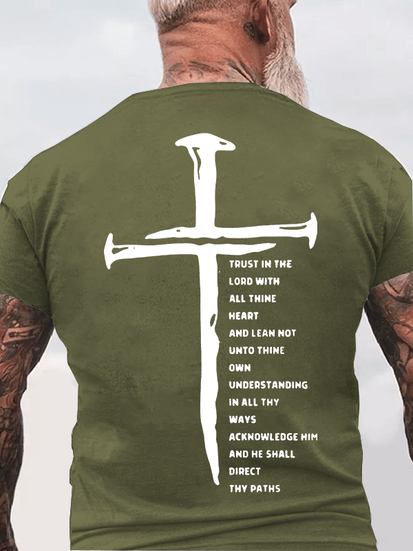  Jesus God Christian Cotton T-Shirt
