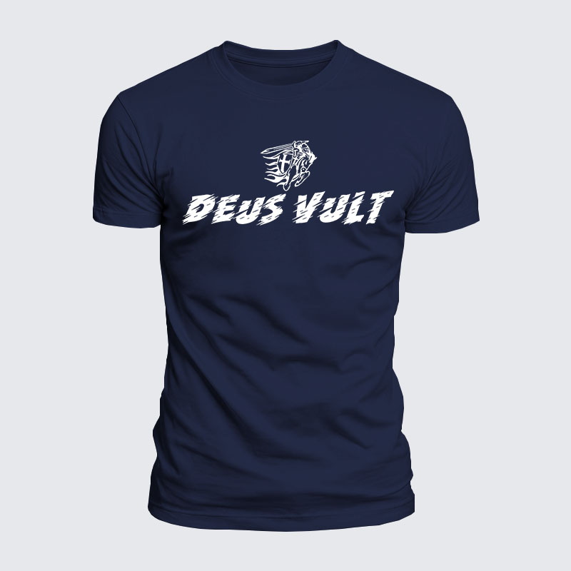 Luxe Mercerized Cotton Tee - Deus Vult