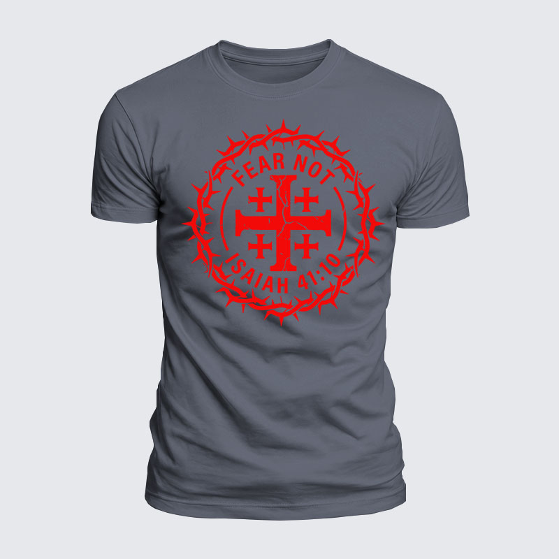 Luxe Mercerized Cotton Tee - Fear Not Isaiah 41:10