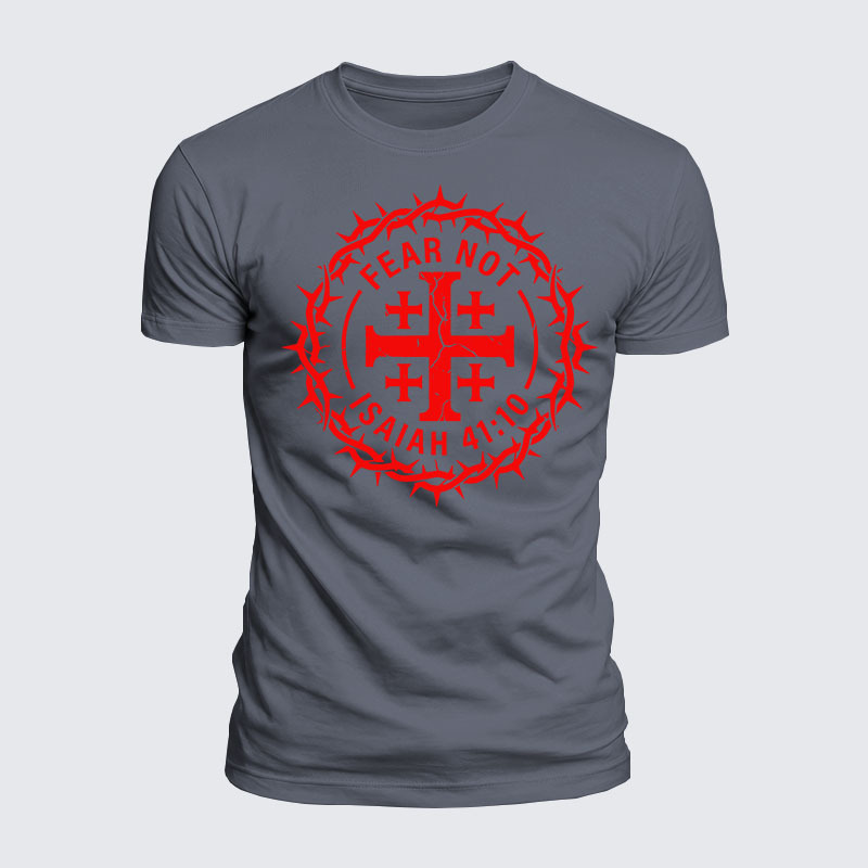 Luxe Mercerized Cotton Tee - Fear Not Isaiah 41:10