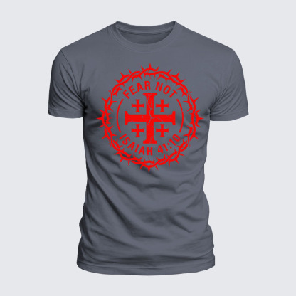 Luxe Mercerized Cotton Tee - Fear Not Isaiah 41:10