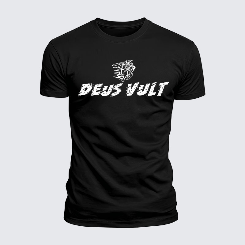 Luxe Mercerized Cotton Tee - Deus Vult