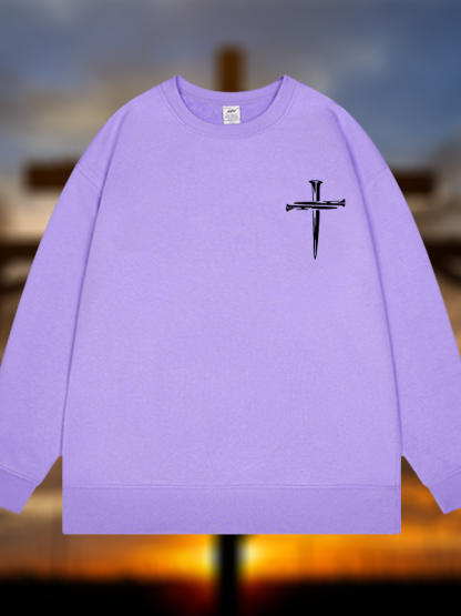 Cross  Jesus God Christian Sweatshirt