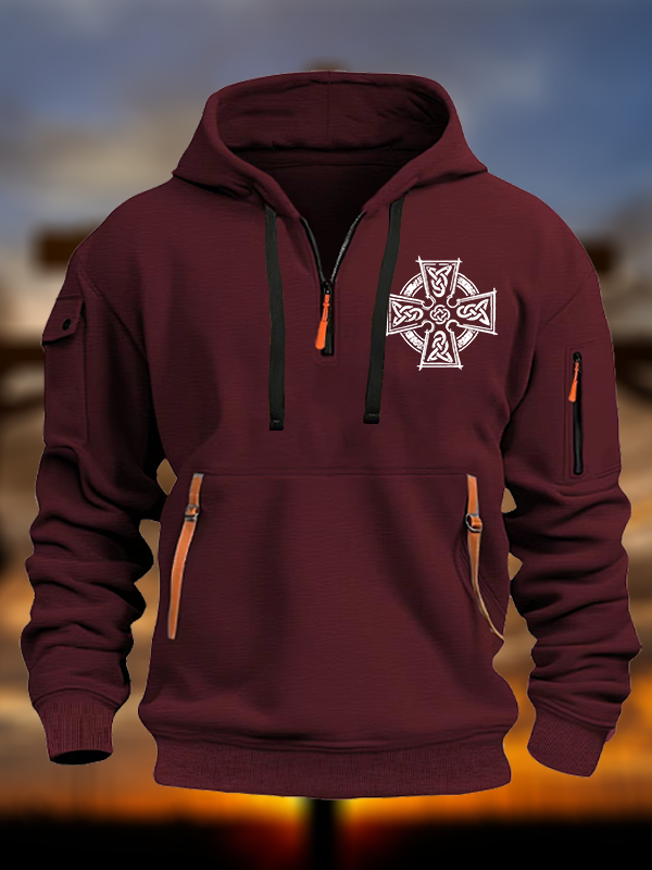 Celtic Cross Jesus God Christian Zipper Hoodies