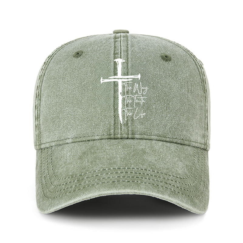 Heritage Washed Cap - The Way The Truth The Life
