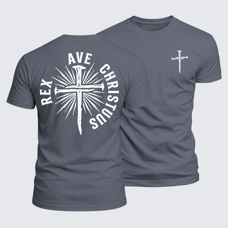 Luxe Mercerized Cotton Tee - Ave Christus Rex