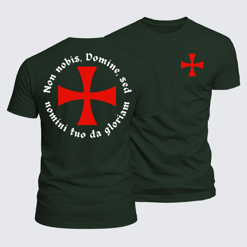 Luxe Mercerized Cotton Tee - Non Nobis, Domine