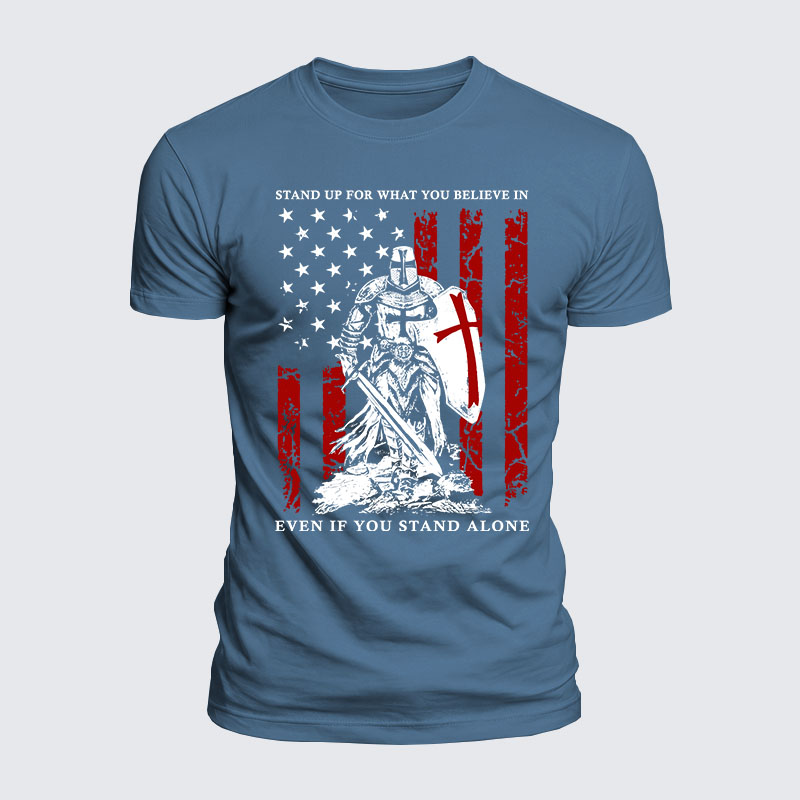 Luxe Mercerized Cotton Tee - Stand Up For What You Believe