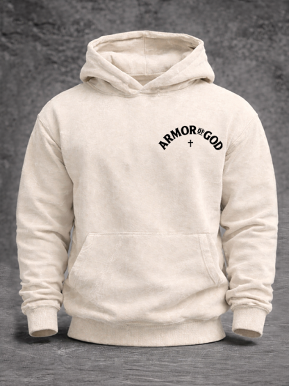Armor Of God Jesus God Christian Washed Hoodie