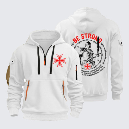 Zipper Hoodies - Be Strong And Courageous Joshua 1:9