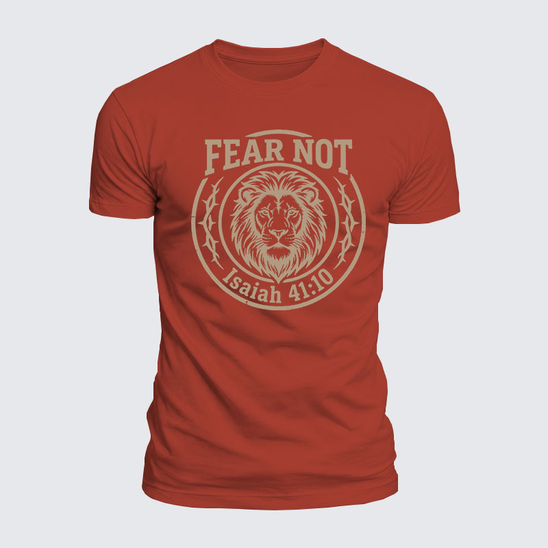 Luxe Mercerized Cotton Tee - Fear Not Isaiah 41:10