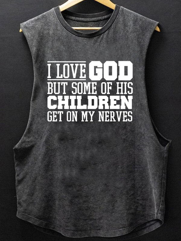 [Copy]Of Course I Talk To God Who Else Can I Trust Christian Washed Tank