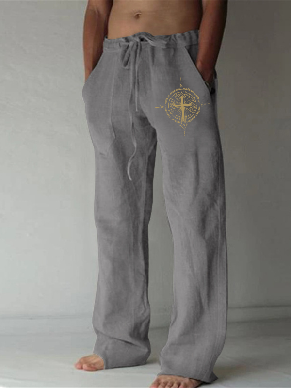 Cross Compass Christian Beach Pants