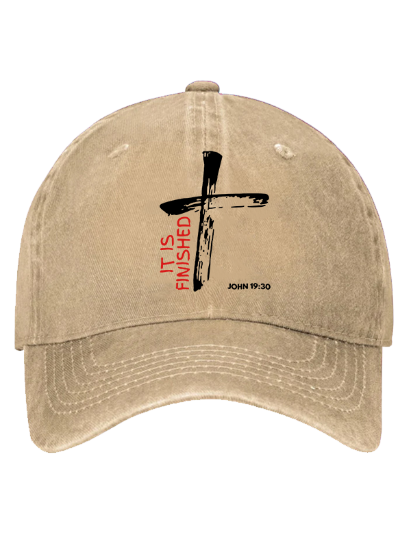 It Is Finished Christian Hat