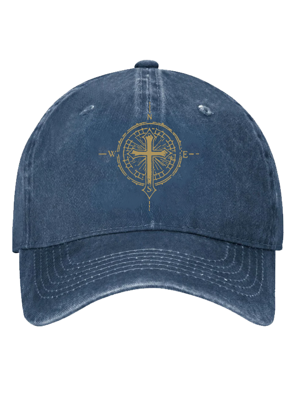 Cross Compass Christian Hat