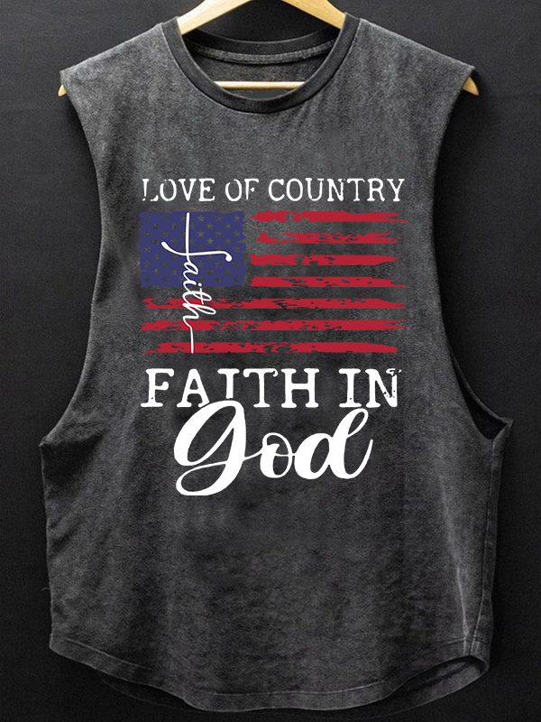 Faith In God Christian Washed Tank