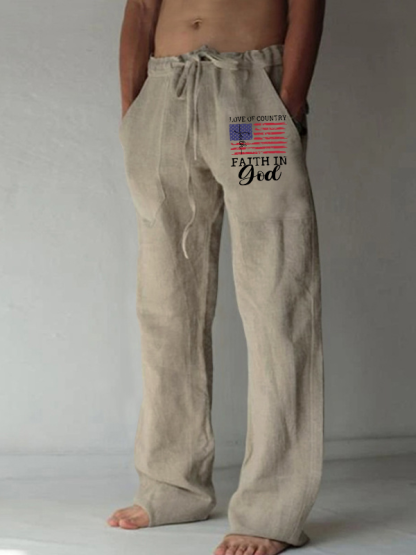 Faith In God Christian Beach Pants