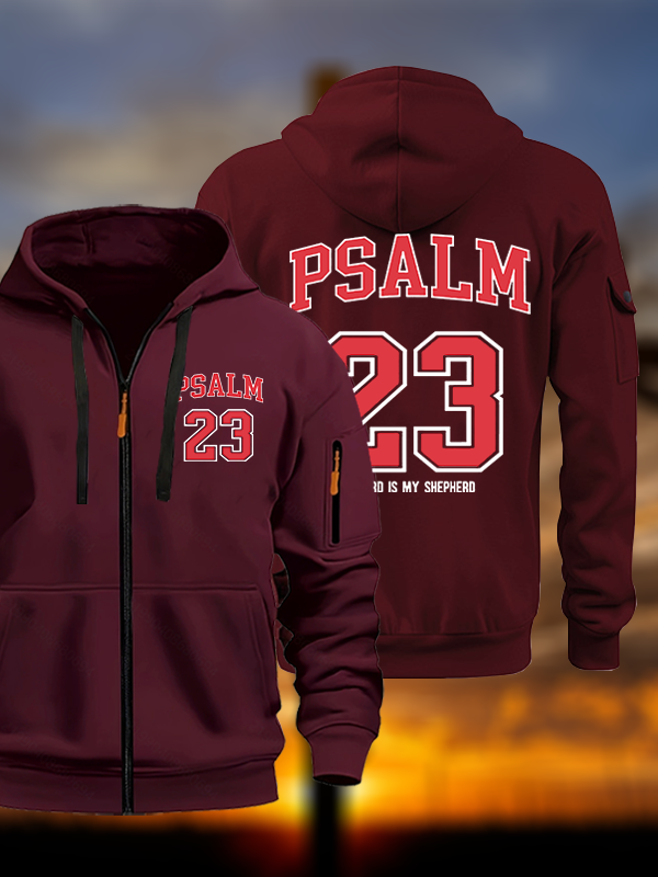 Psalm 23 Jesus God Christian Zipper Hoodies