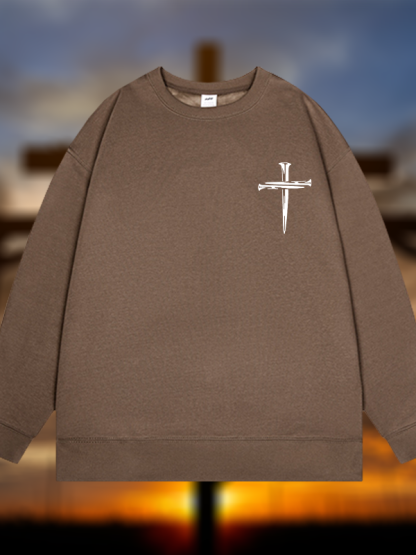 Cross  Jesus God Christian Sweatshirt
