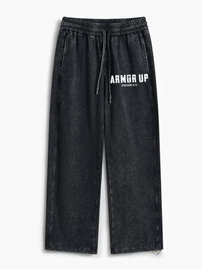 Armor Up Jesus God Christian Washed Sweatpants