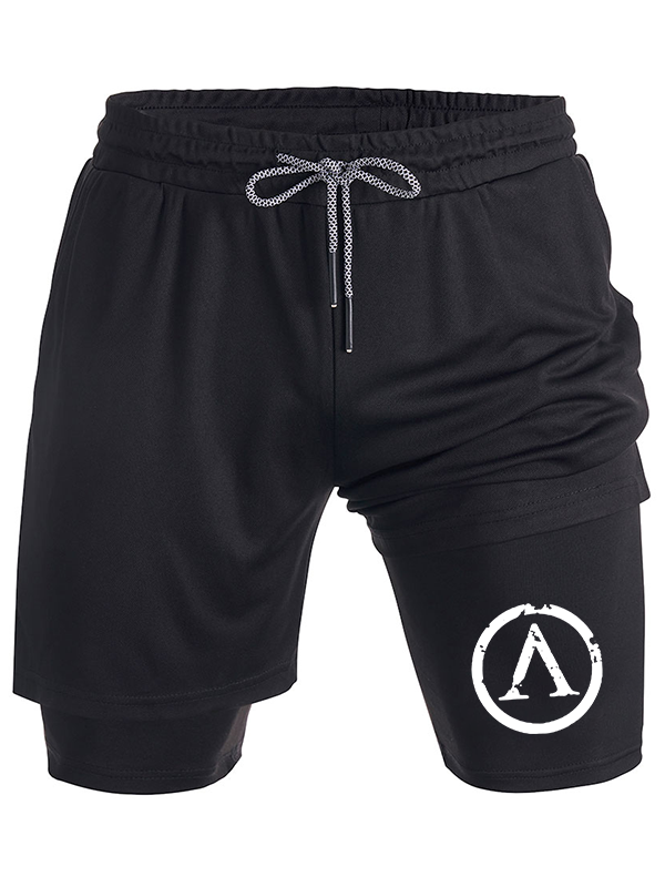 Spartan Icon Graphic Christian Performance Shorts