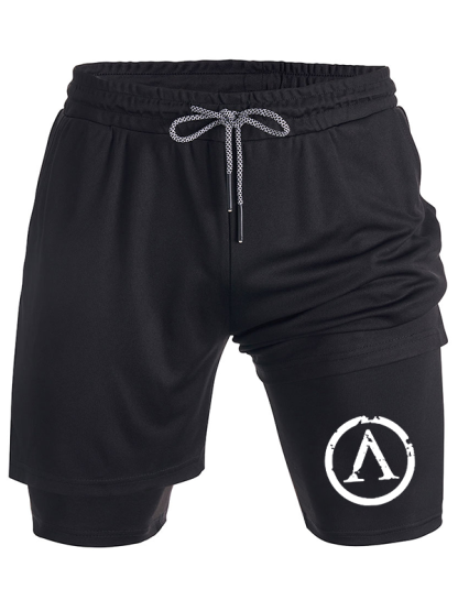 Spartan Icon Graphic Christian Performance Shorts
