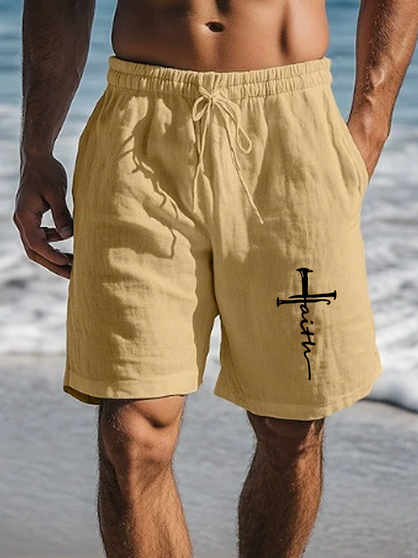 Cross Christian Beach Shorts