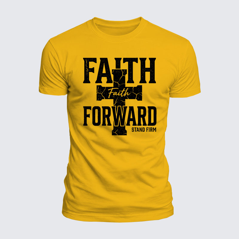 Man Of God Husband Dad Jesus God Christian Cotton T-Shirt
