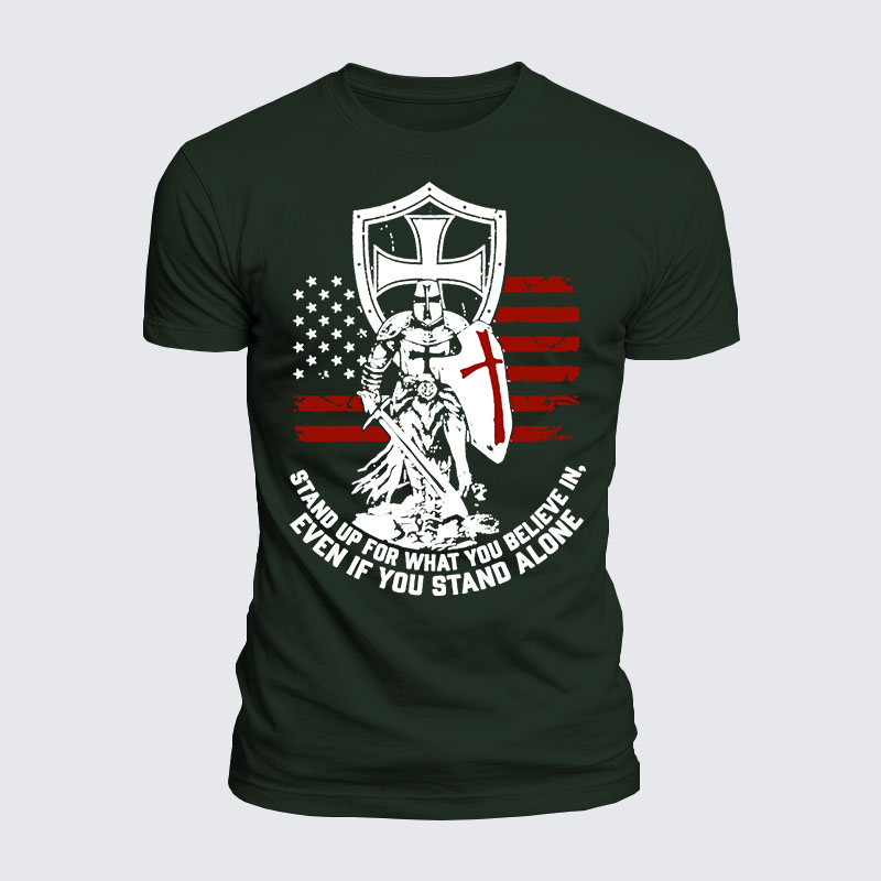Luxe Mercerized Cotton Tee - Stand Up For What You Believe